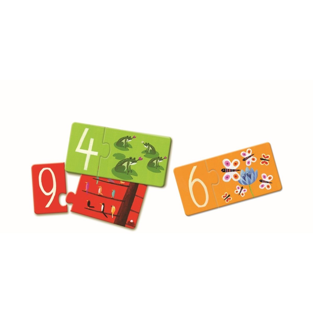 Puzzle multicolore, DJECO