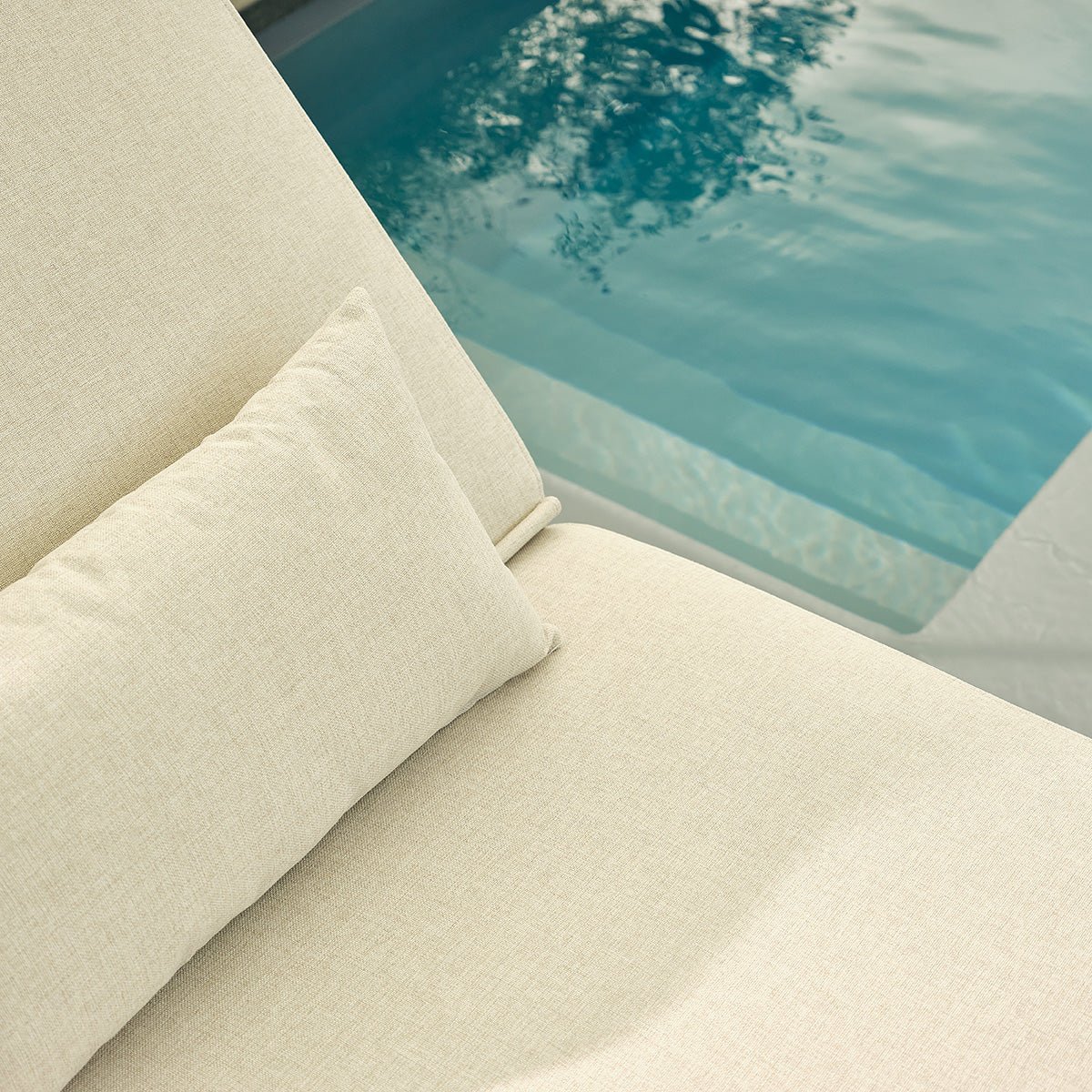 Bain de soleil en aluminium kaki LIVO beige_chine, BERAH GETAH