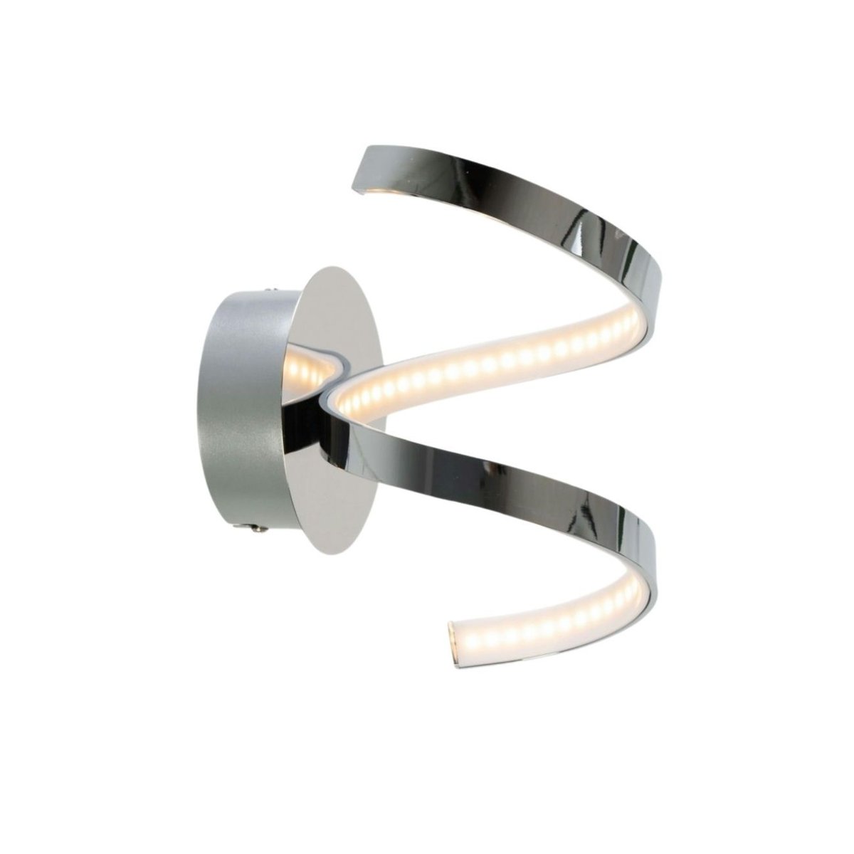 Applique spirale chromée LED - FILM argenté / chromé, KOSILUM