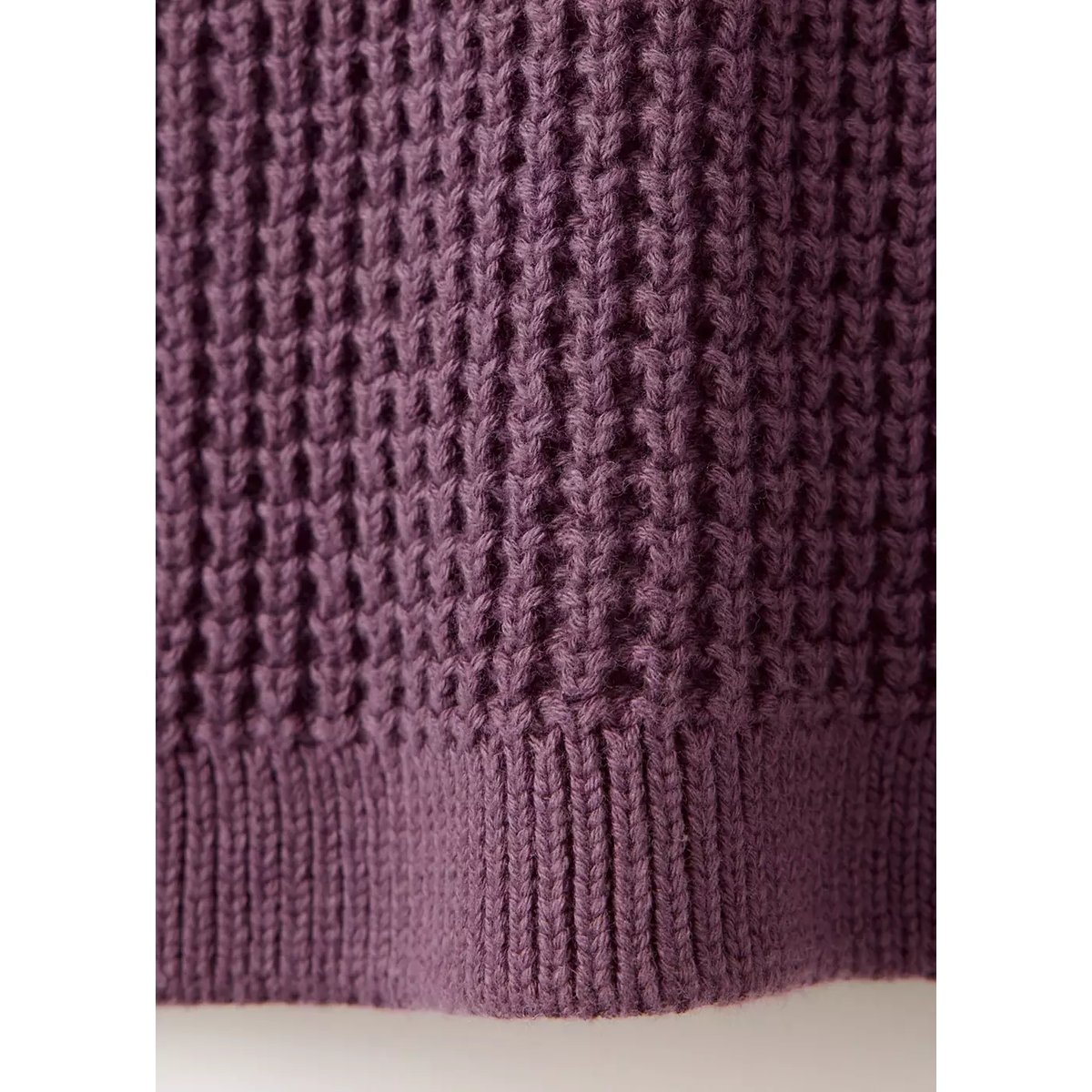 Pull-over maille relaxed-fit lie de vin, MANGO BABY