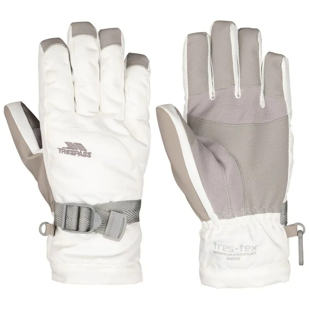 Gants de ski SIMMS blanc, TRESPASS