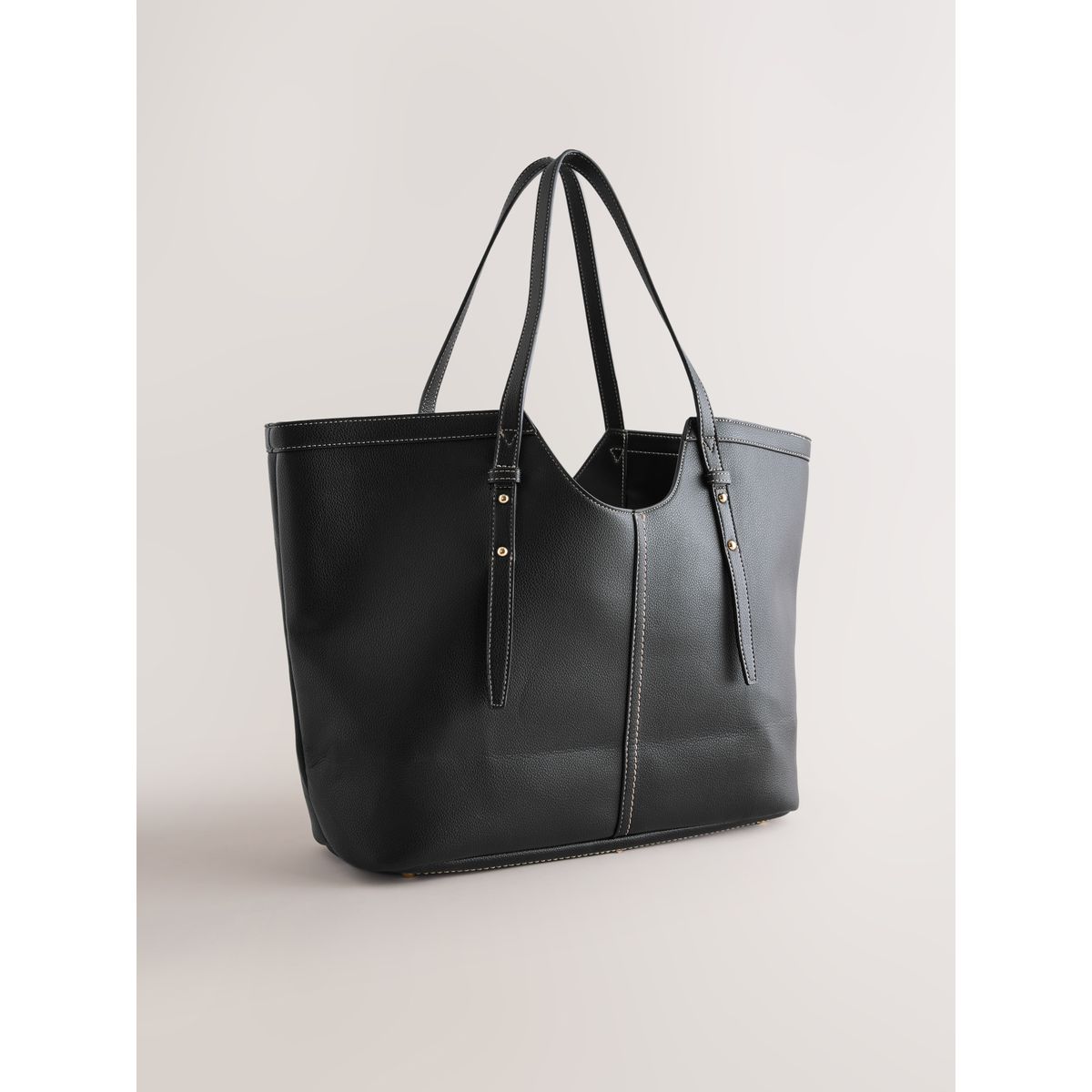 Sac cabas à bandoulière noir, NEXT