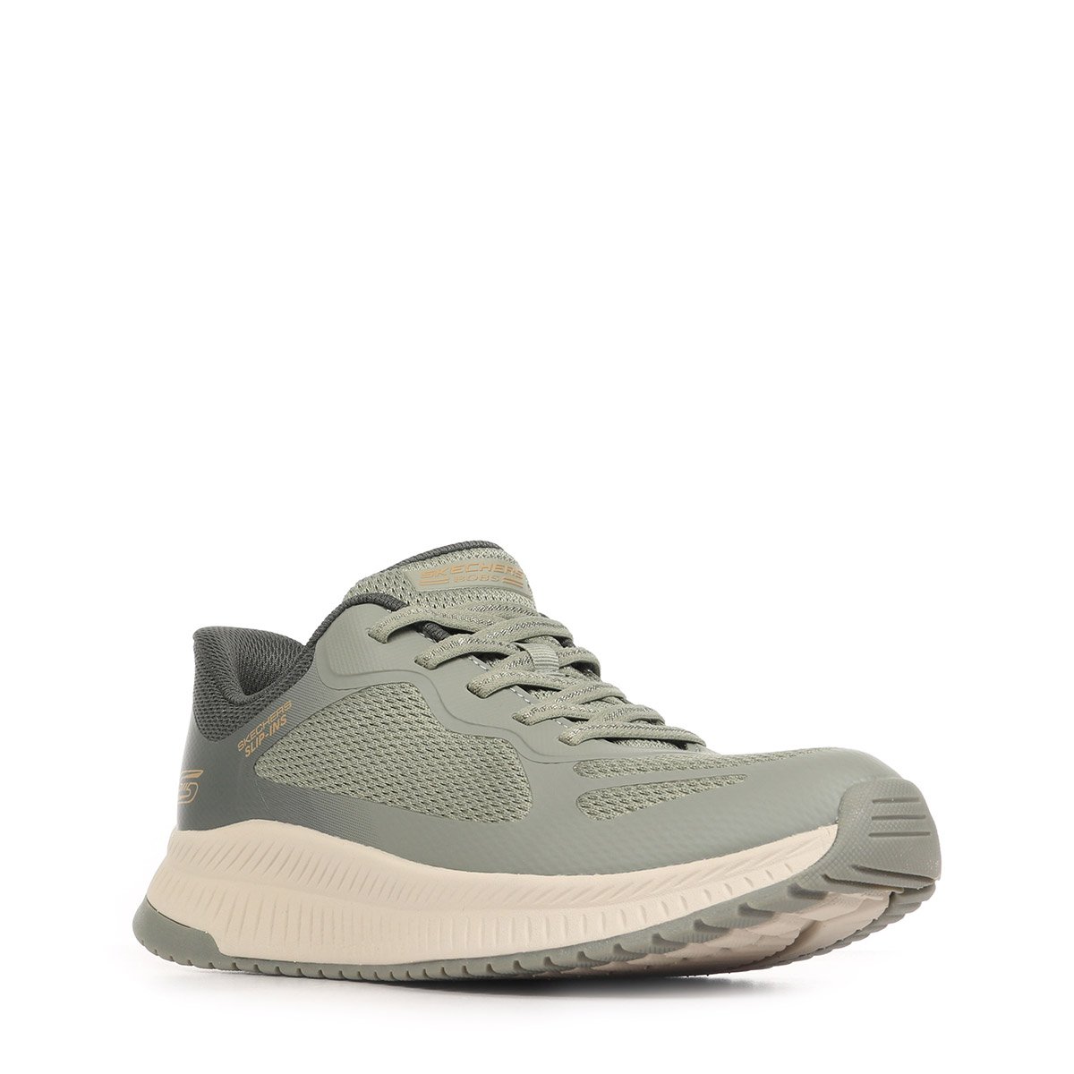 Baskets BOBS SQUAD 4 STAPLE LOOK olive multi, SKECHERS