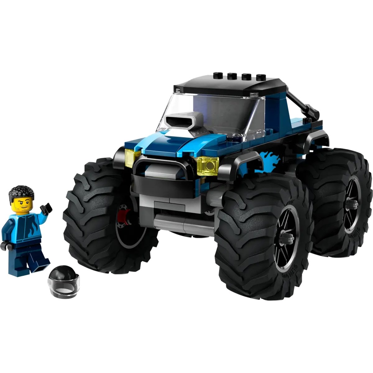 LEGO City - Le Monster Truck bleu - 60402 bleu, LEGO