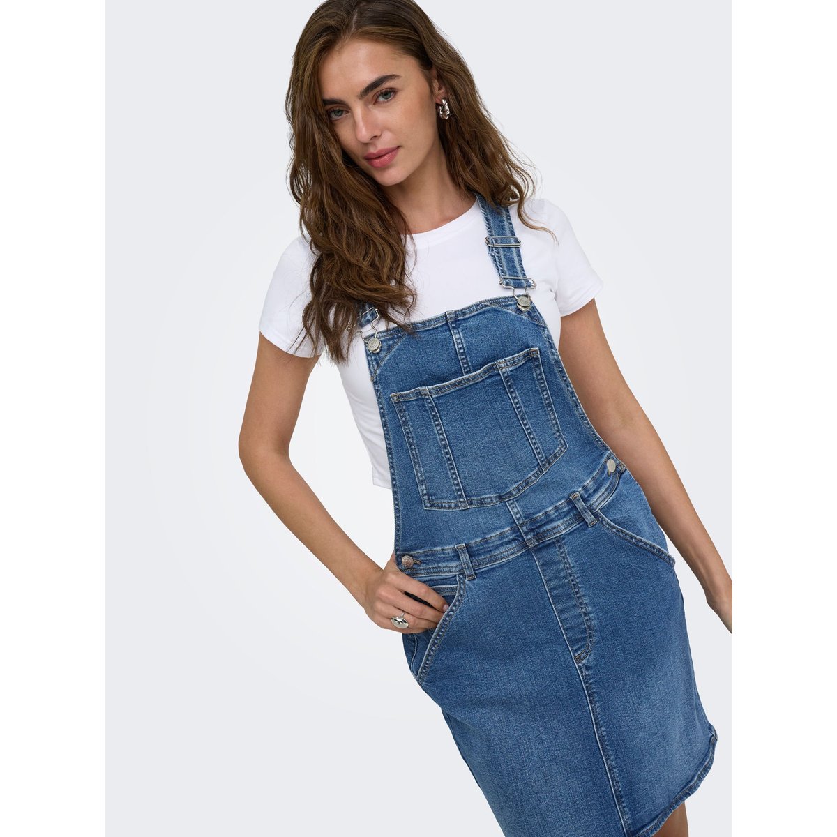 Robe En Denim medium blue denim 1, ONLY