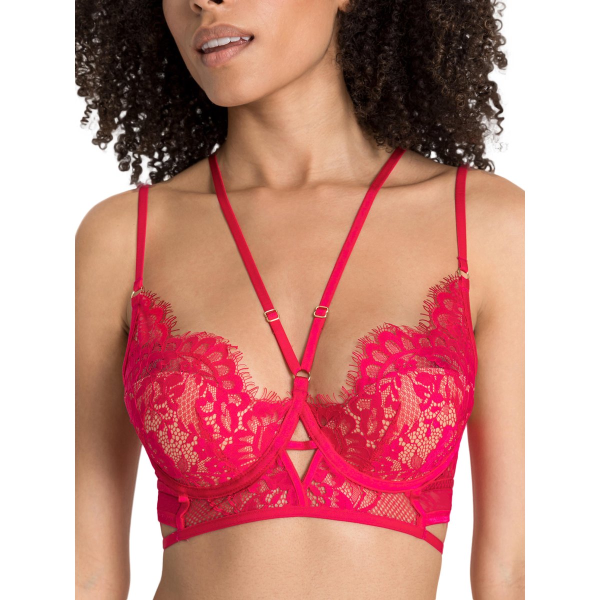 Soutien-gorge push-up Temptation rose, LASCANA