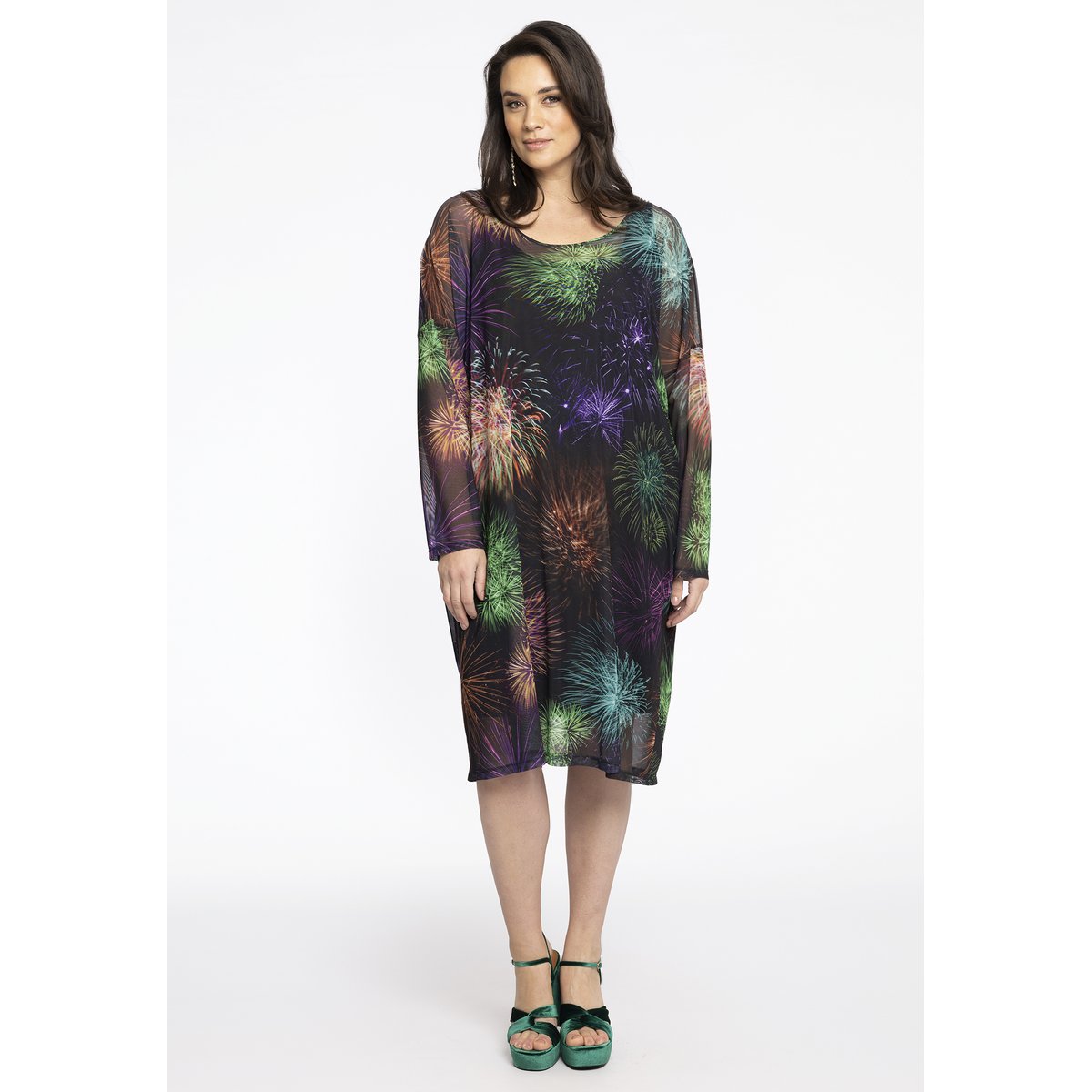 Robe imprimé / imprimée noir, YOEK