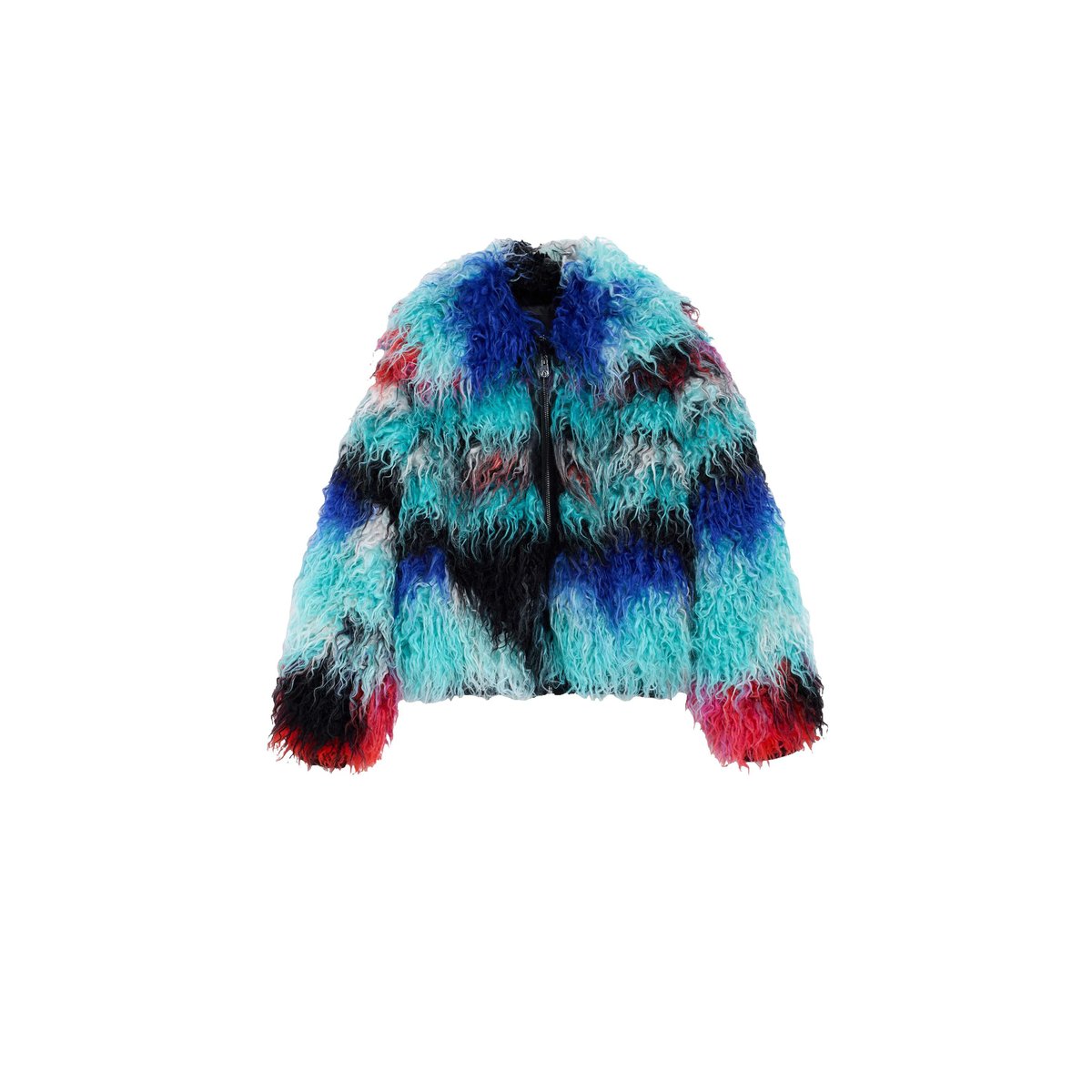 Manteau à poils longs Lacroix multicolore, DESIGUAL