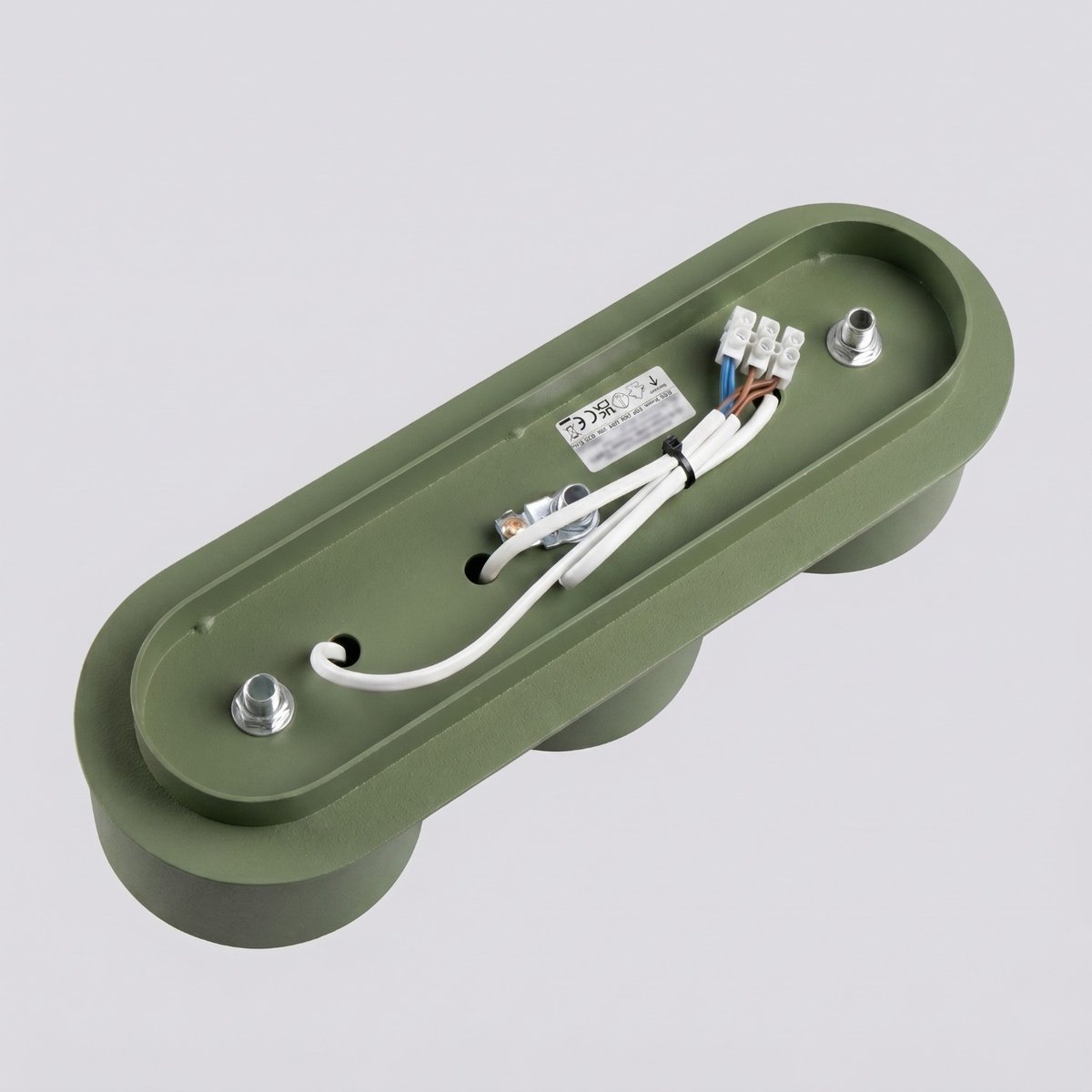 Plafonnier Aluminium Vert Olive Gx53 3 MODO vert olive, EDEN