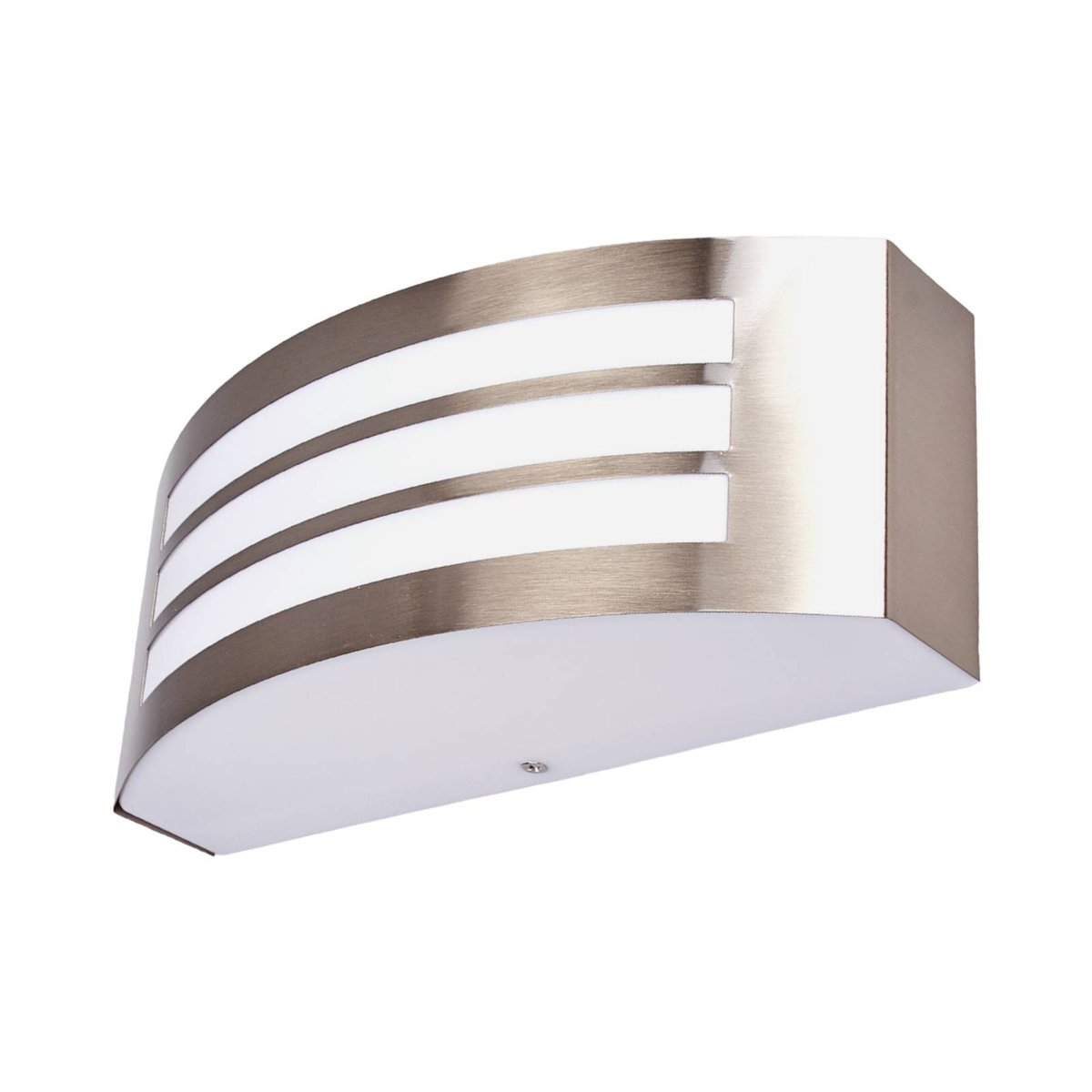 Applique extérieure en inox moderne, Raja inox, satiné, LINDBY
