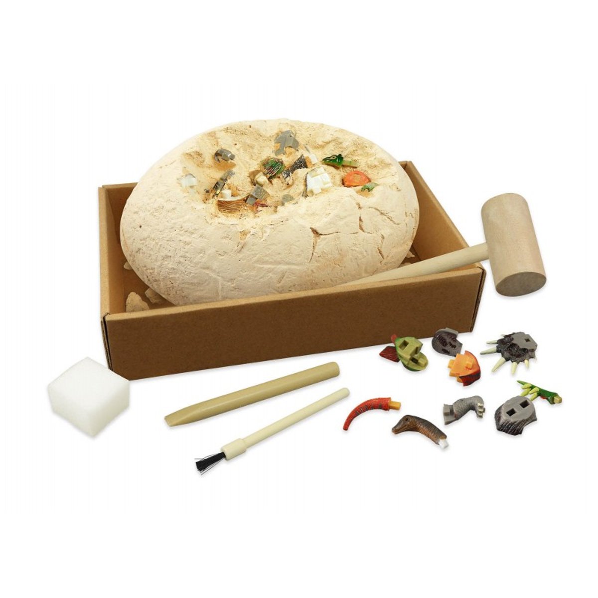 Mega Dino Egg beige, BUKI FRANCE