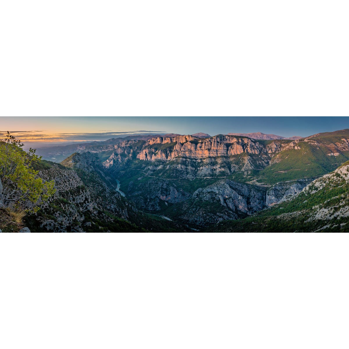 Tableau Mural Gorge Du Verdon NATURE ÉVASION tableaux sur toile-bleu, CEANOTHE