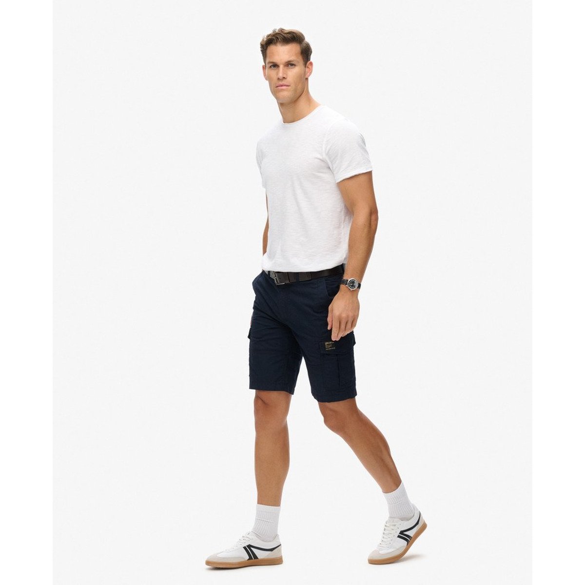 Short cargo Parachute bleu nuit foncé, SUPERDRY