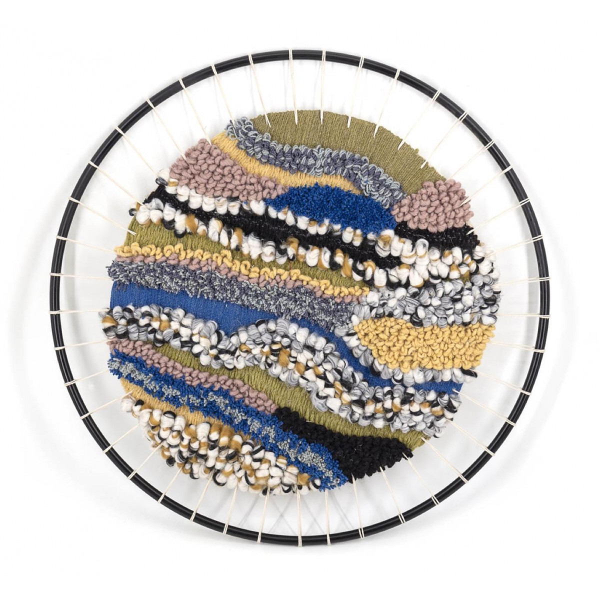 Tableau fil multicolore, DECORATION D’AUTREFOIS