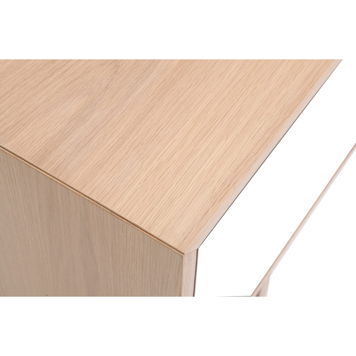 Meuble TV scandinave en bois L180 cm SID naturel, MILIBOO