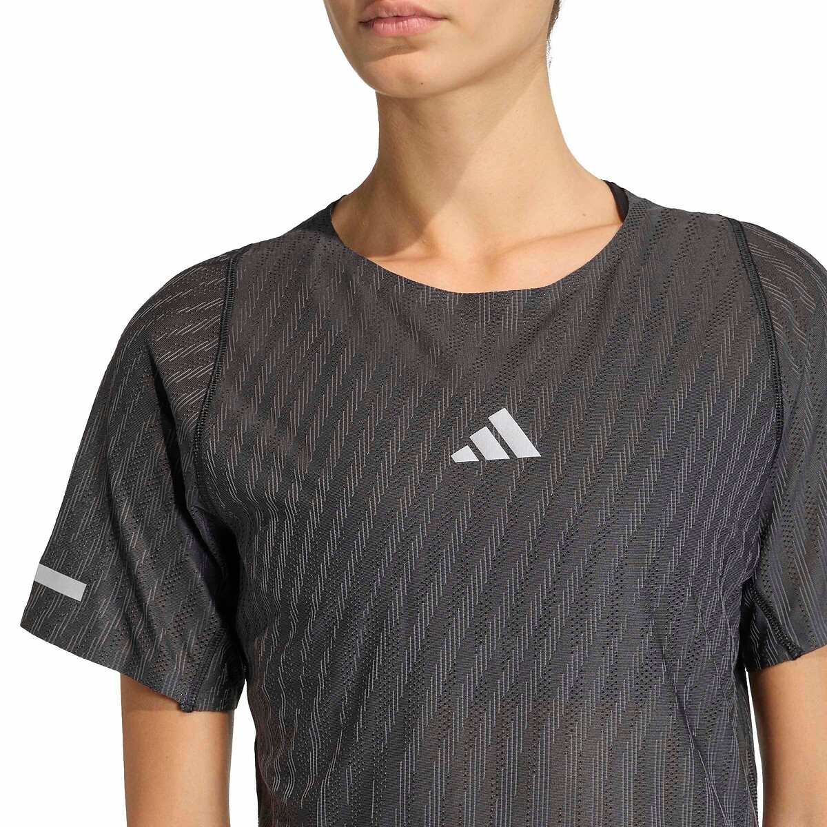 T-shirt col rond de running Adi365 noir, adidas Performance