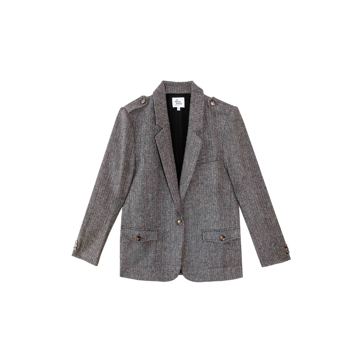 VESTE imprimé à carreaux VIDALA 17-chevron, LA PETITE ETOILE