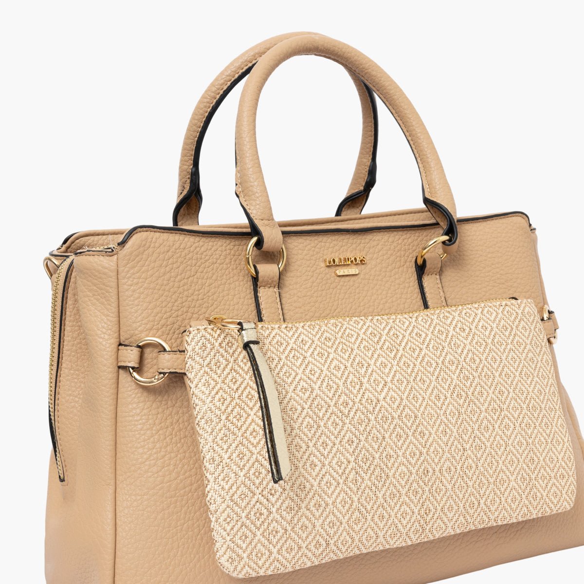 Grand sac shopper Severina nude, LOLLIPOPS