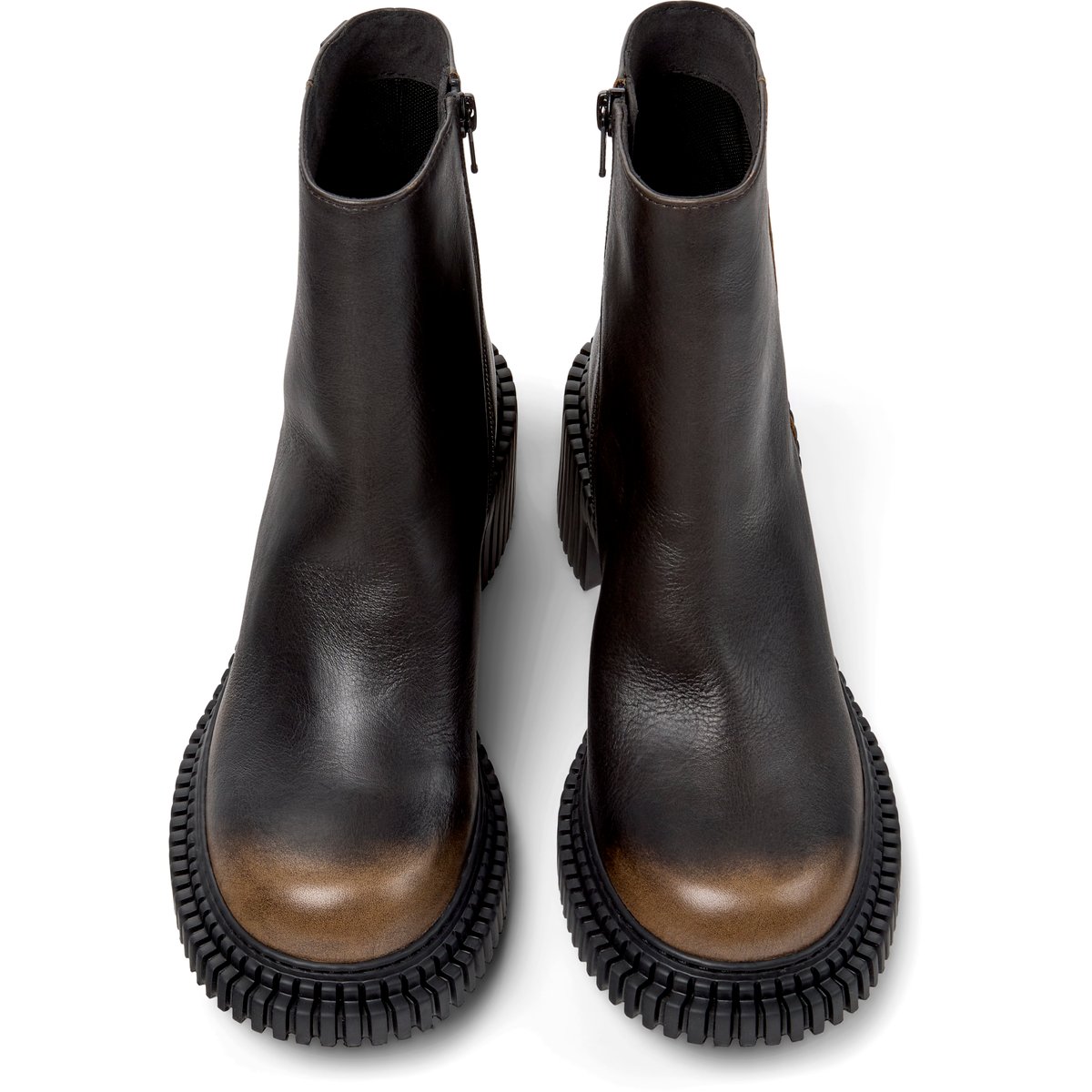 Bottines Pix London noir marron, CAMPER