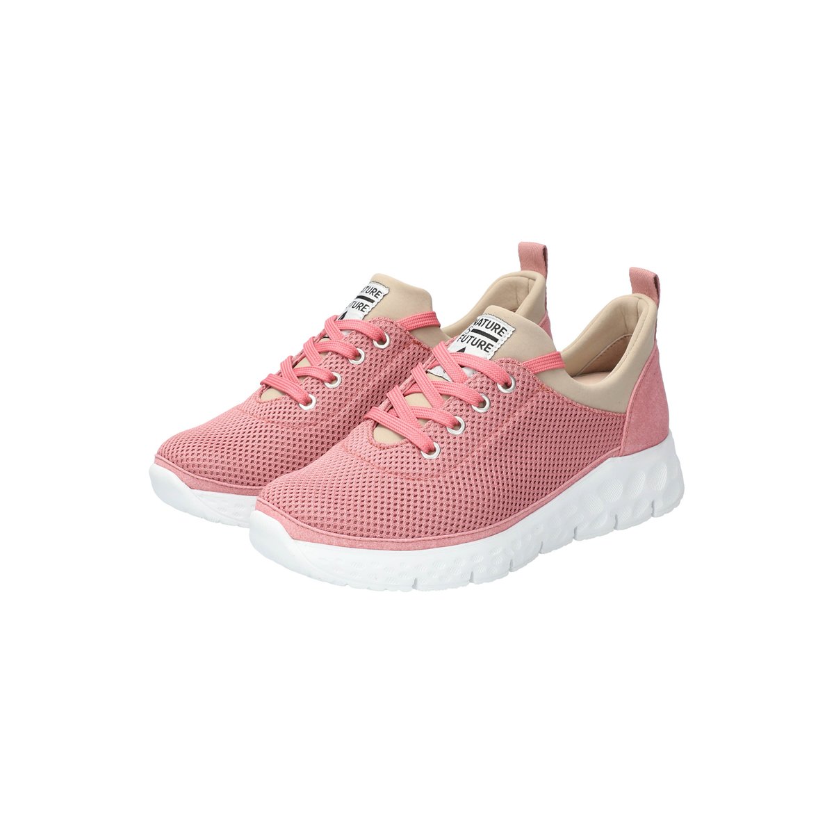 Baskets en textile WING vieux rose p5142551, MEPHISTO