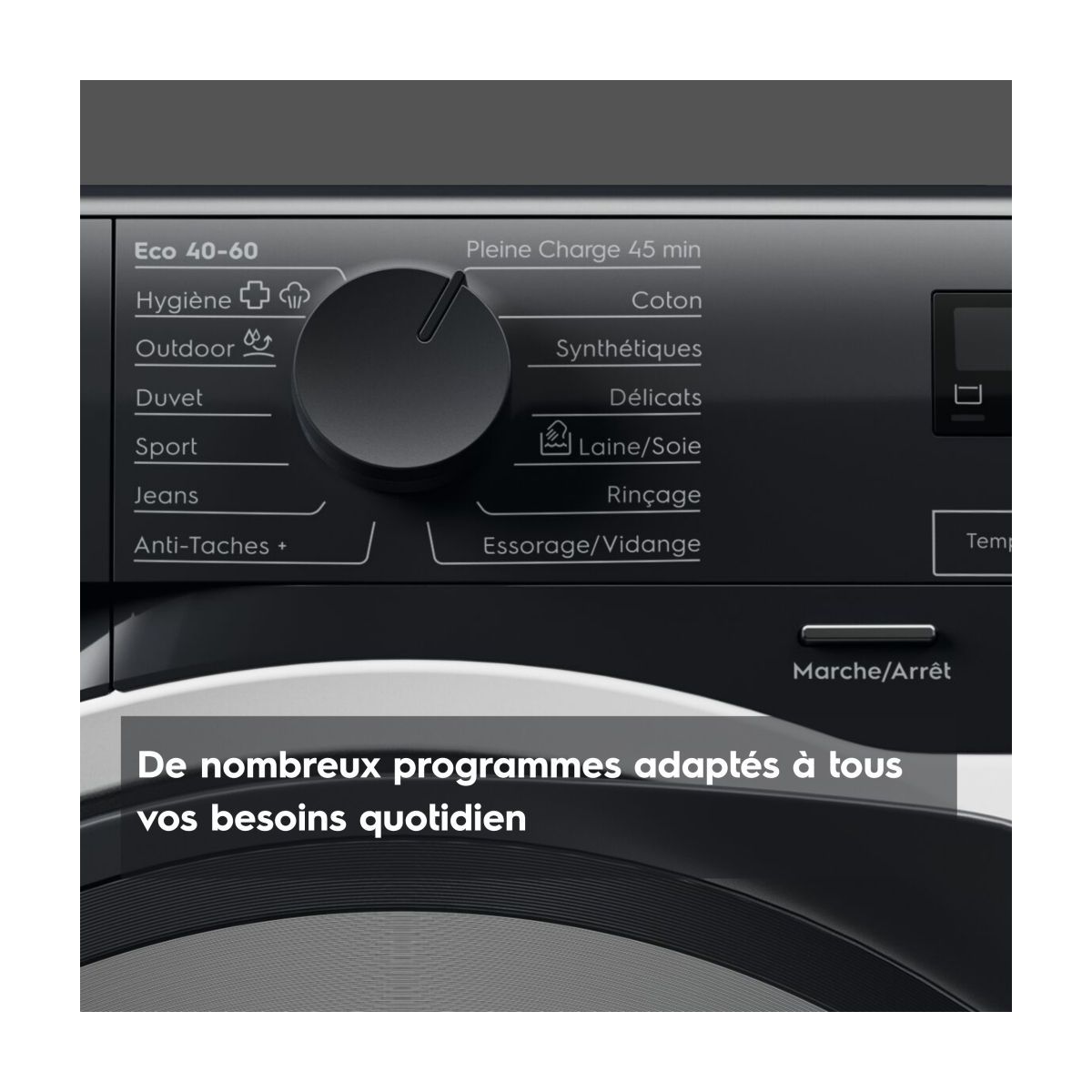 Lave linge hublot EW6EE1041AB couleur unique, ELECTROLUX