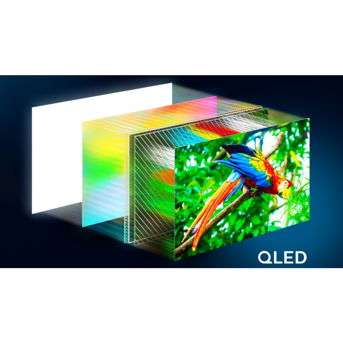 TV QLED 43PUS8550 (2025) 43" (108 cm) 4K - Ambilight, Smart TV noir, PHILIPS