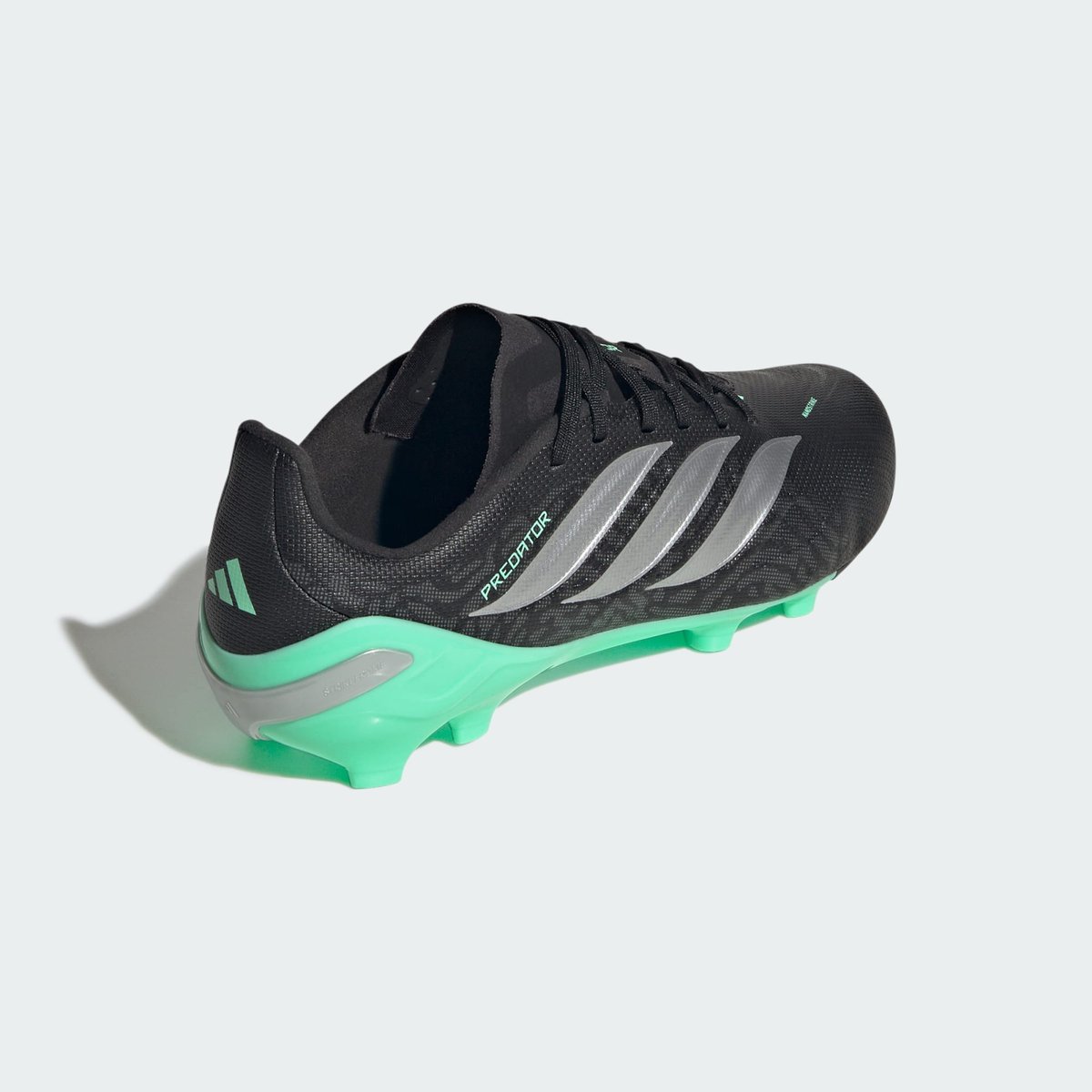 Chaussure De Football Predator League Terrain Souple Enfants core black / silver metallic / pulse mint, adidas Performance