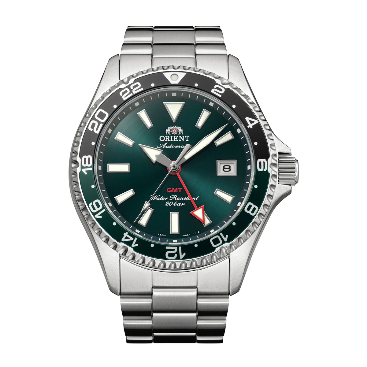 Montre Analogique MAKO argenté vert argenté, ORIENT