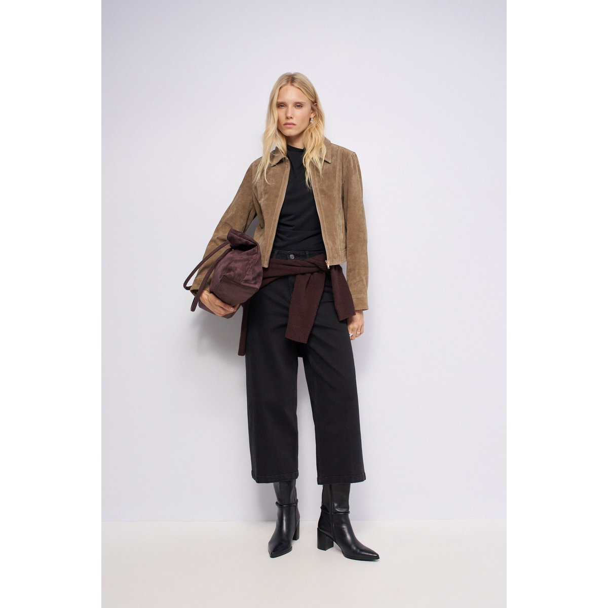 VESTE EN CUIR beige, SALSA JEANS