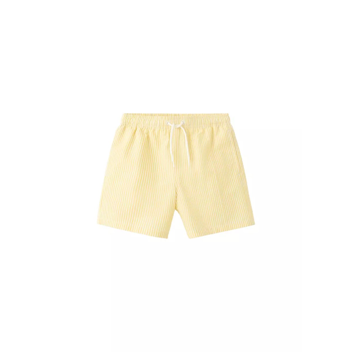 Maillot de bain rayures seersucker jaune, MANGO KIDS