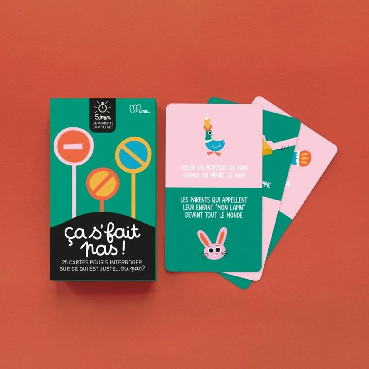 Jeu de cartes - Ça s'fait ou pas ? vert, MINUS EDITIONS