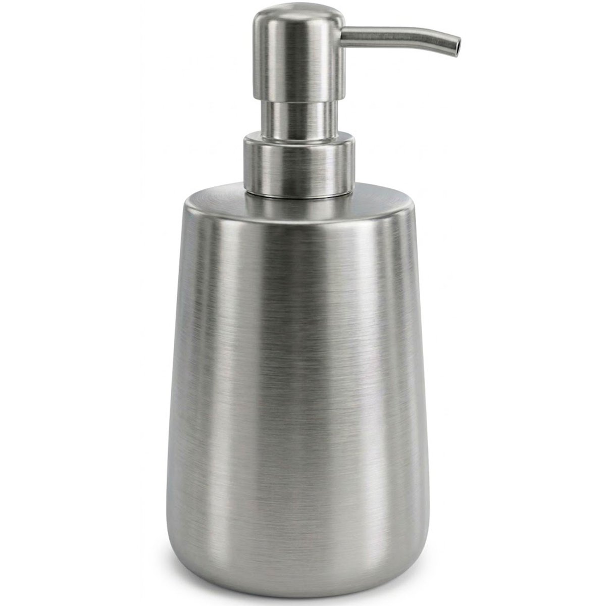 Distributeur de savon en inox 18/8 8x8x17cm argent, WADIGA