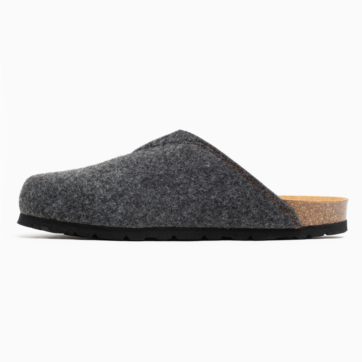 Sabots en cuir FUDJI pour homme anthracite, BAYTON