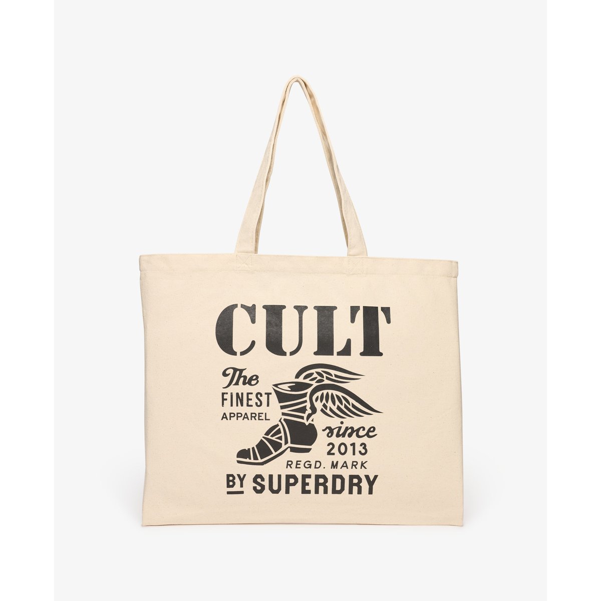 Cult Tote coupe décontractée marron naturel/noir, SUPERDRY