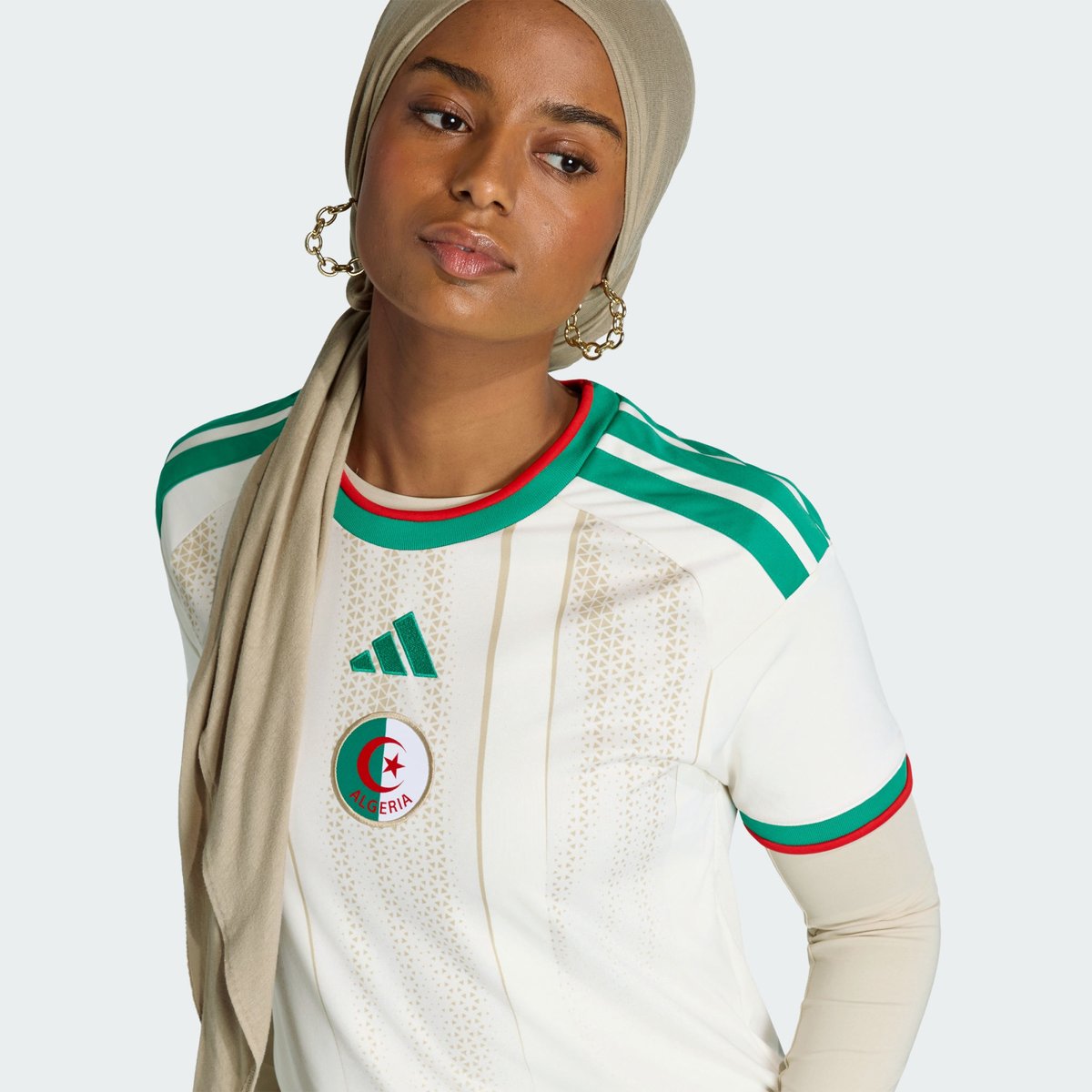 Maillot Domicile Algérie 26 Maillot Domicile Algérie 26 chalk white, adidas Performance