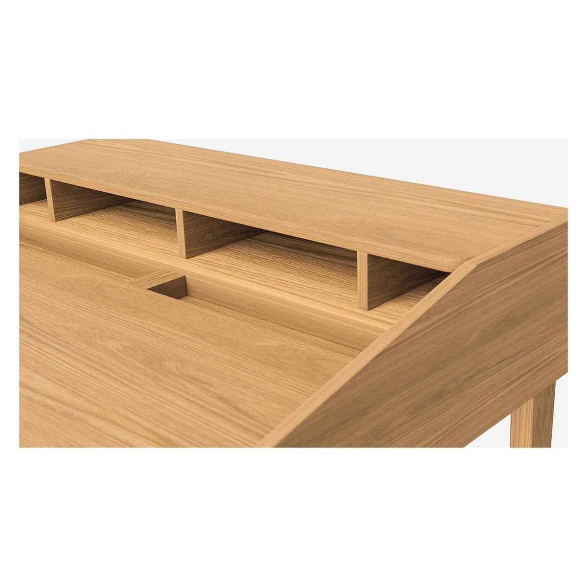 Bureau chêne TANIA naturel clair, HABITAT