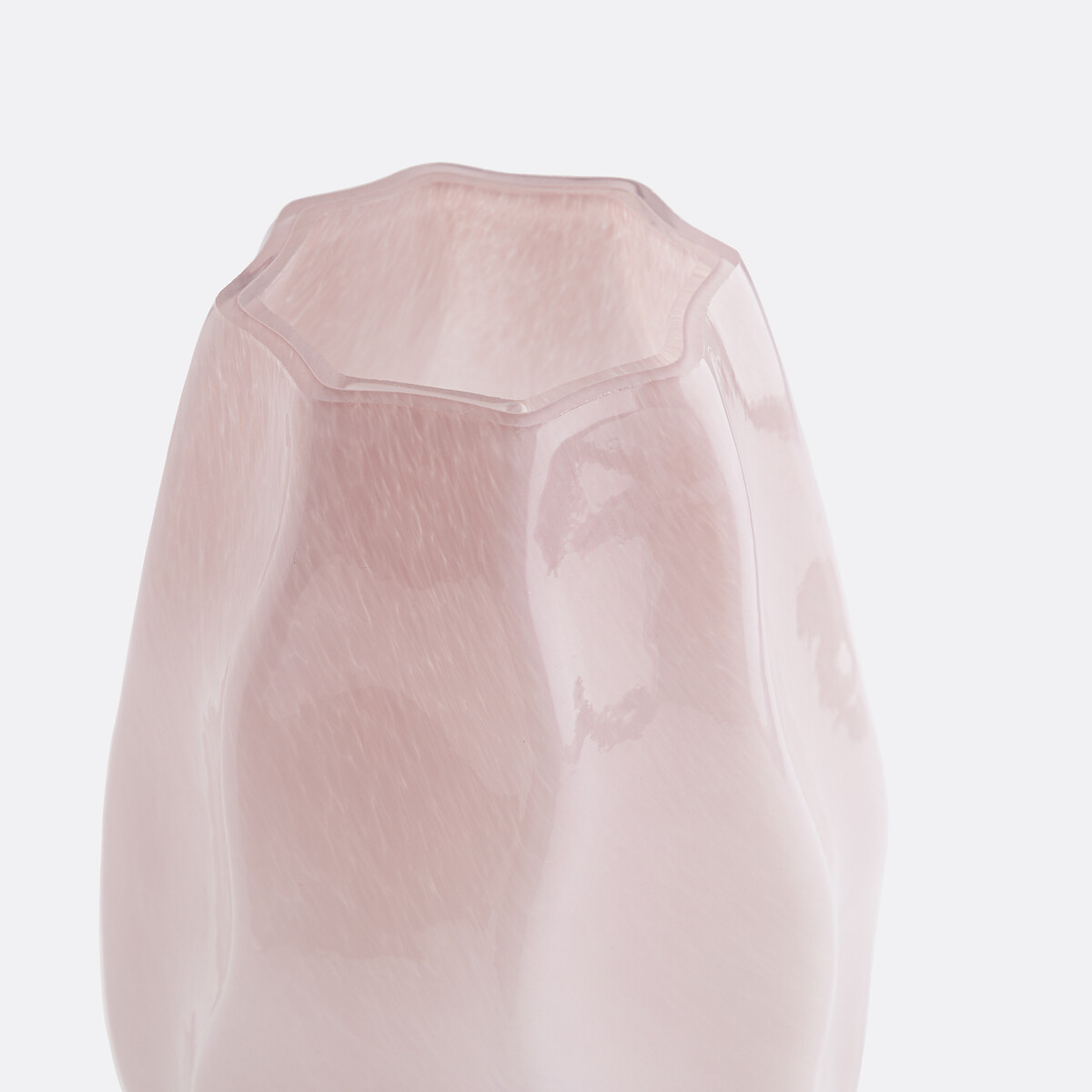Vase en verre H22 cm, Losie rose, LA REDOUTE INTERIEURS