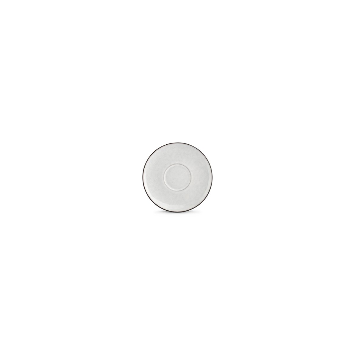 Lot de 4 soucoupe mokas FINA blanc, SP COLLECTION