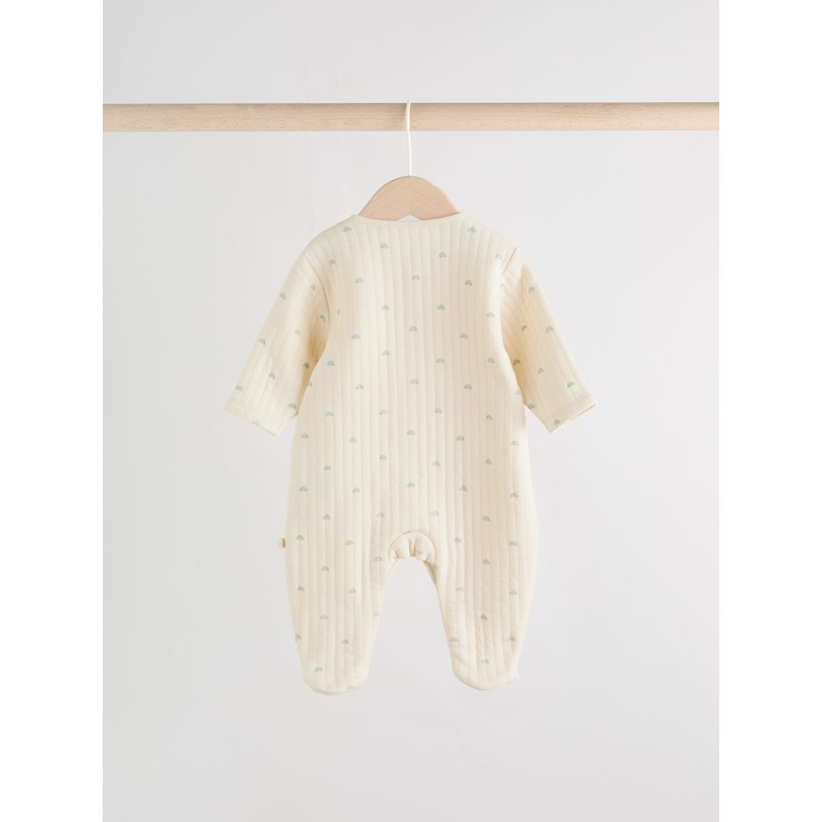 Grenouillère matelassée bébé, lot de 2 vert sauge, NEXT