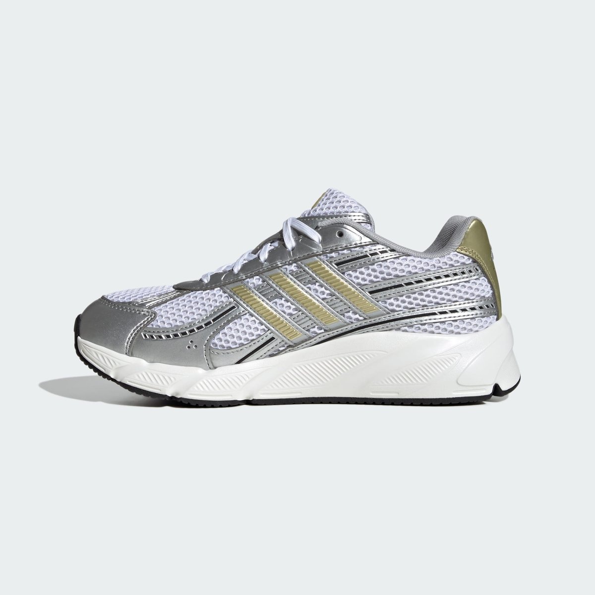 Chaussure Technochaos 2000 Chaussure Technochaos 2000 cloud white / gold metallic / silver metallic, ADIDAS SPORTSWEAR