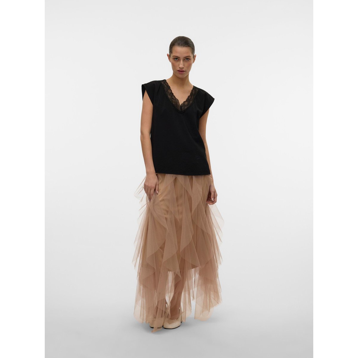 Top noire - black, VERO MODA