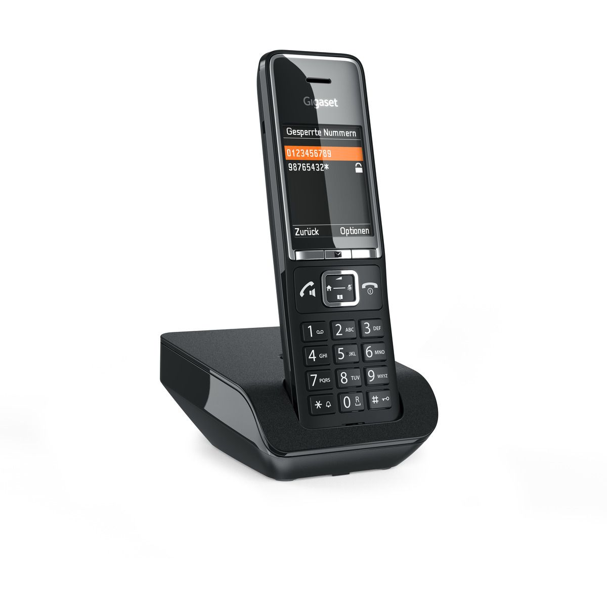 Téléphone sans fil COMFORT 550 NOIR noir, GIGASET