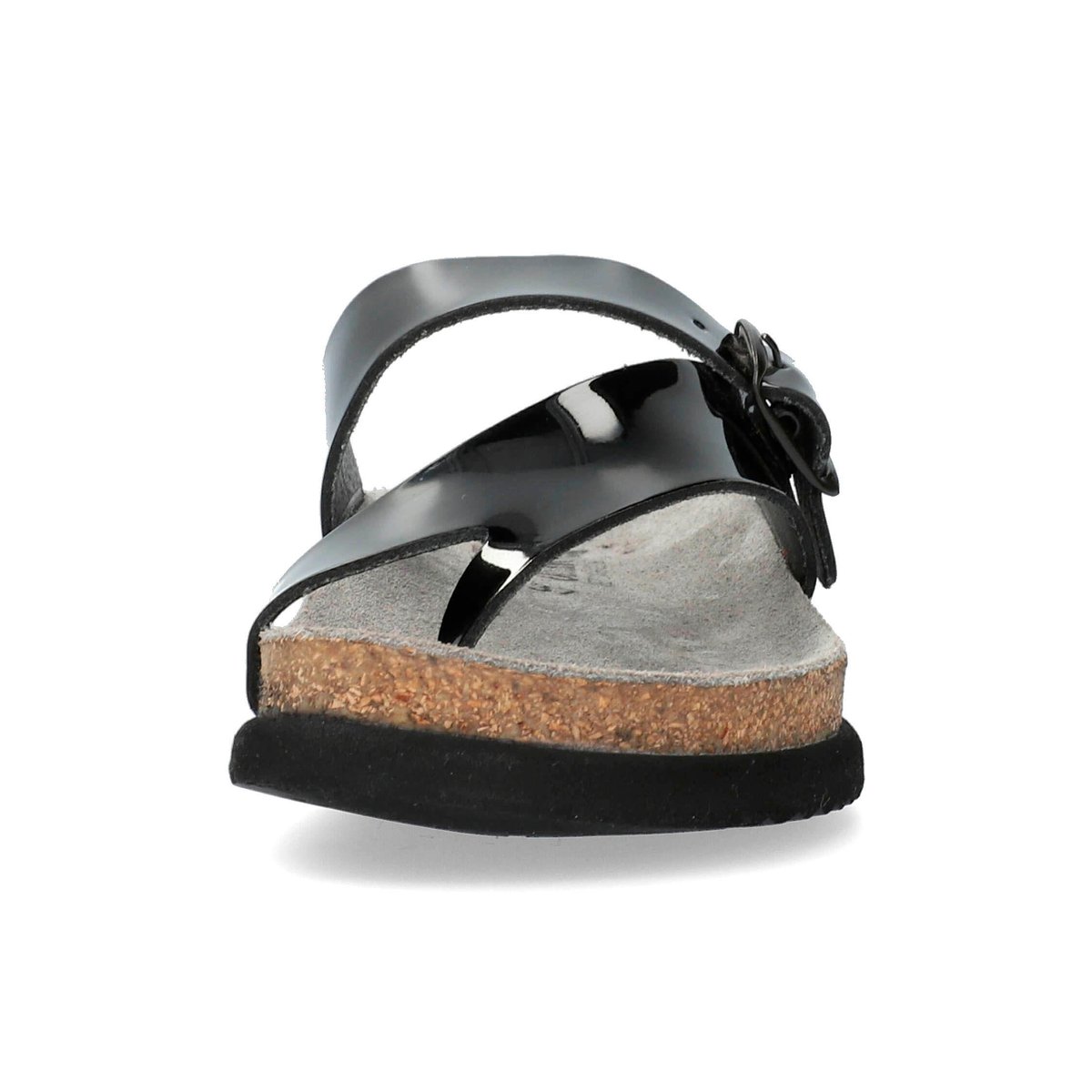 Sandales En Cuir De Veau, À Entredoigt, Helen noir verni, MEPHISTO