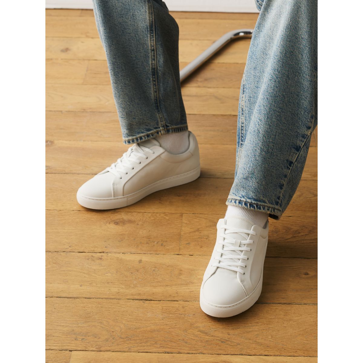 Baskets chic et décontractées longline blanc, NEXT