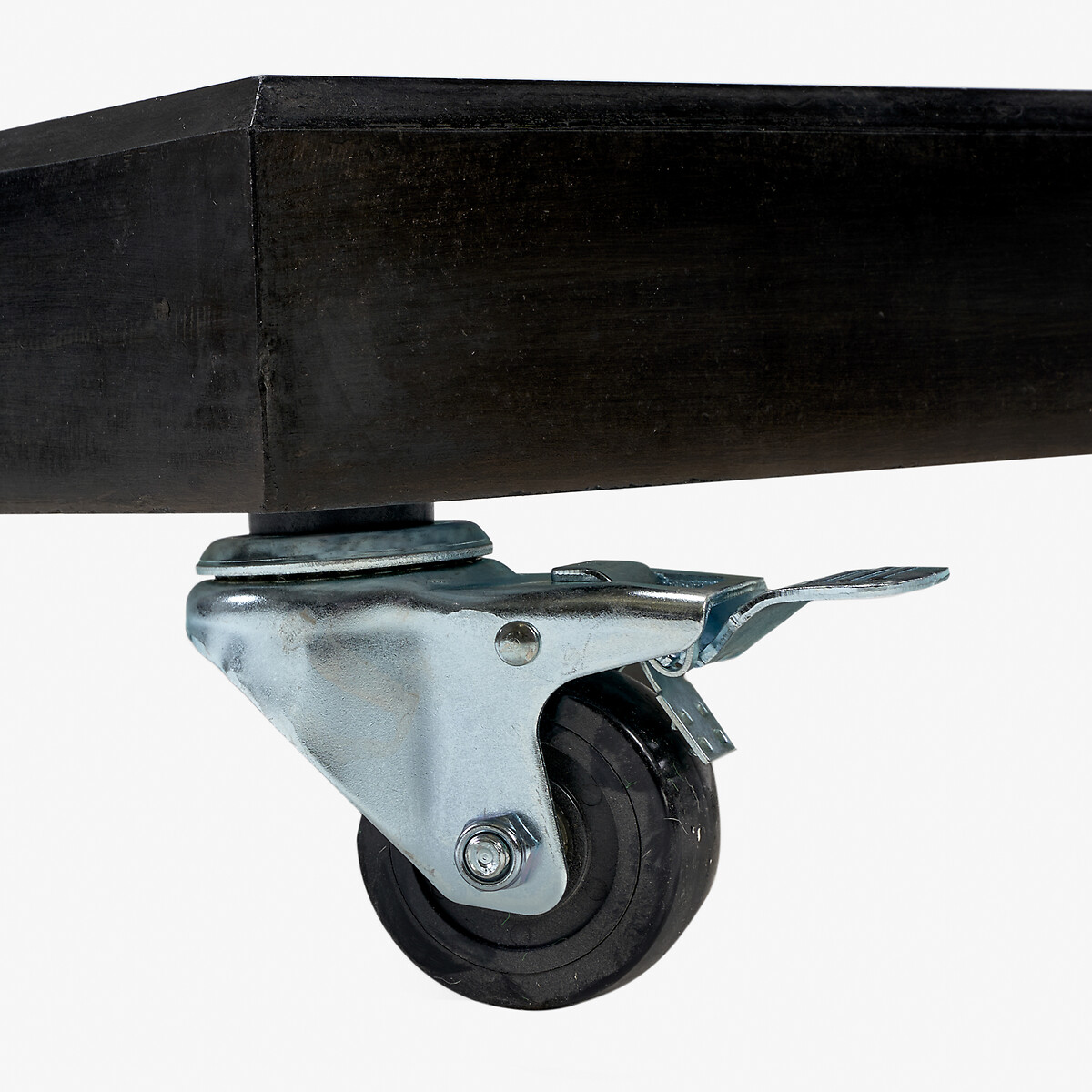 Modena Polished Black Granite 90kg Wheeled Parasol Base black, SO'HOME