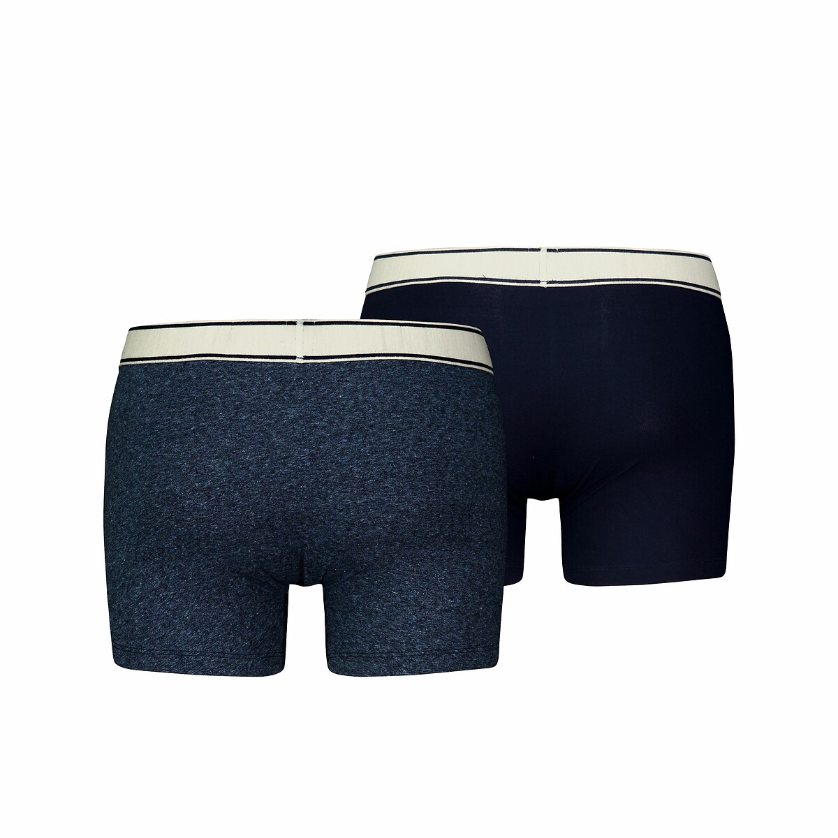 Lot de 2 boxers unis bleu marine + imprimé, LEVI'S