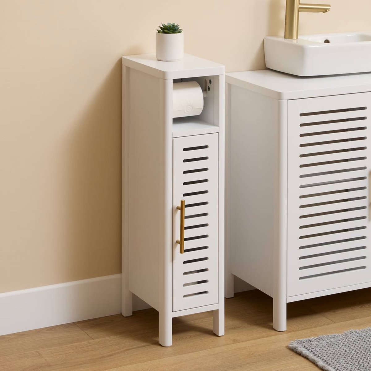 Dérouleur rectangulaire avec réservoir OREA blanc, 5FIVE SIMPLY SMART