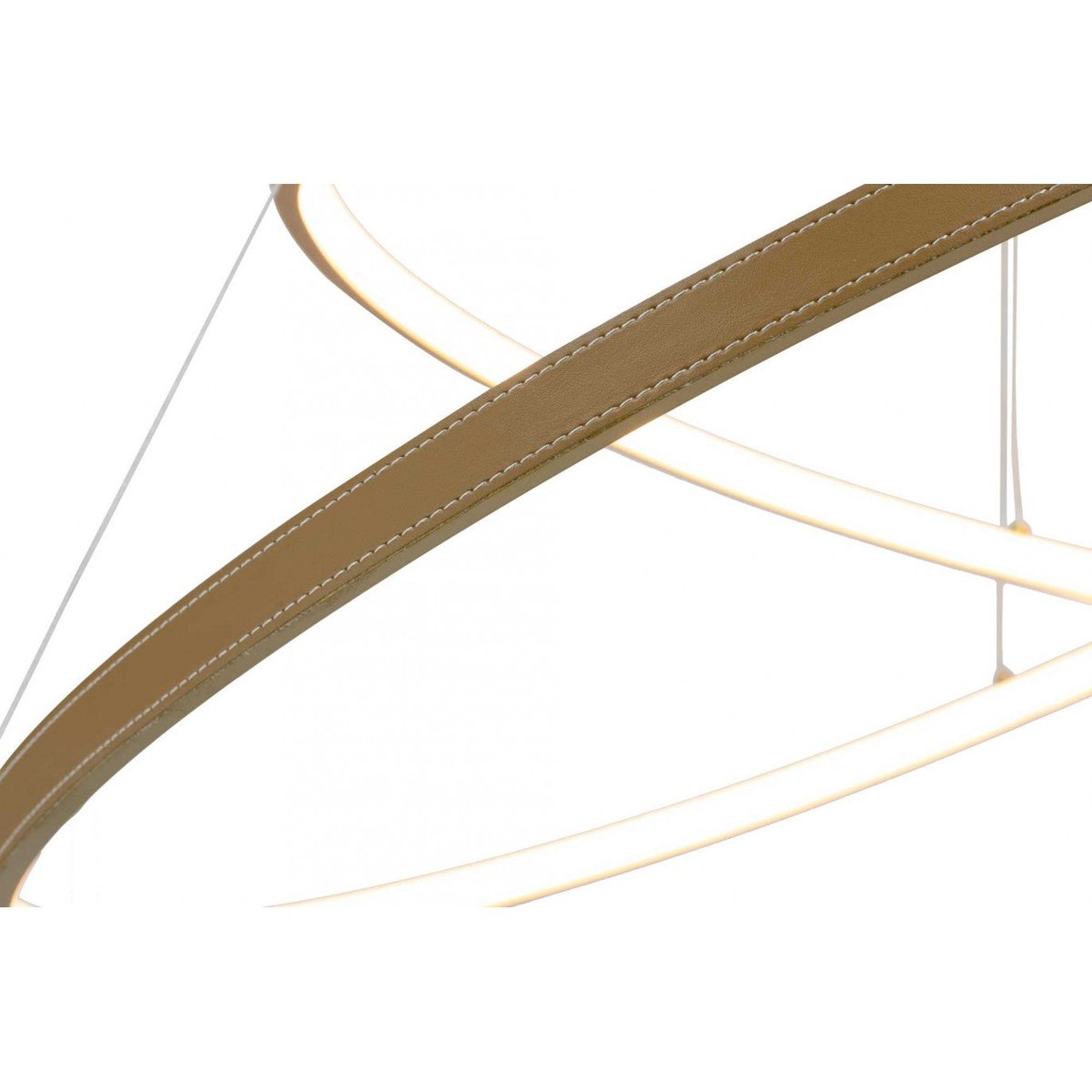 Suspension aspect cuir, APOLLON marron, C-CREATION
