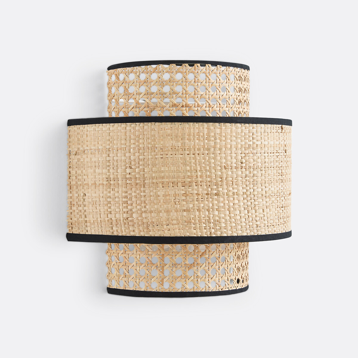 Applique double en cannage et raphia, Dolkie naturel, LA REDOUTE INTERIEURS