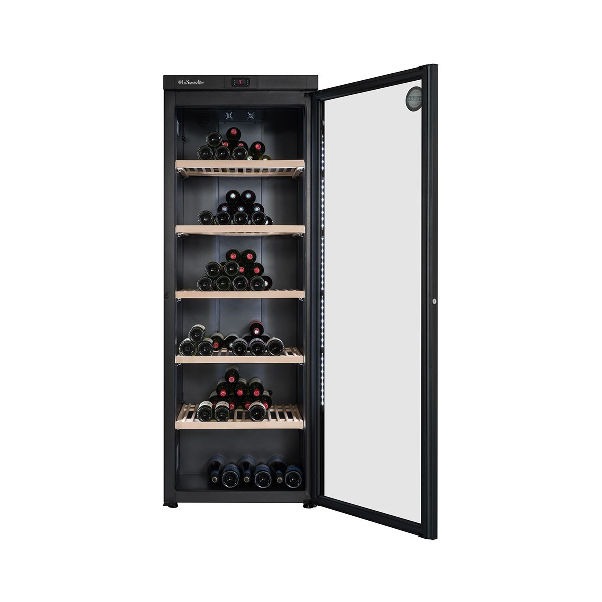 Cave à vin polyvalente VIP330VBLACK couleur unique, LA SOMMELIERE